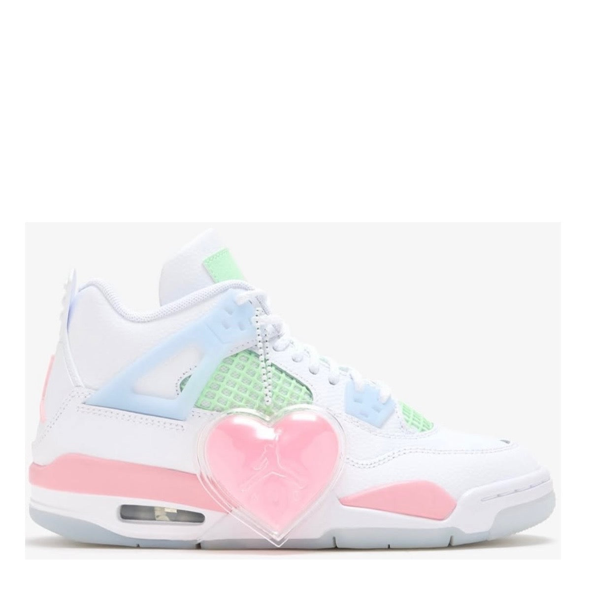 Jordan 4 White Medium Soft Pink