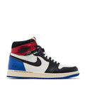 Jordan 1 Union Fragment Black and Varsity Red