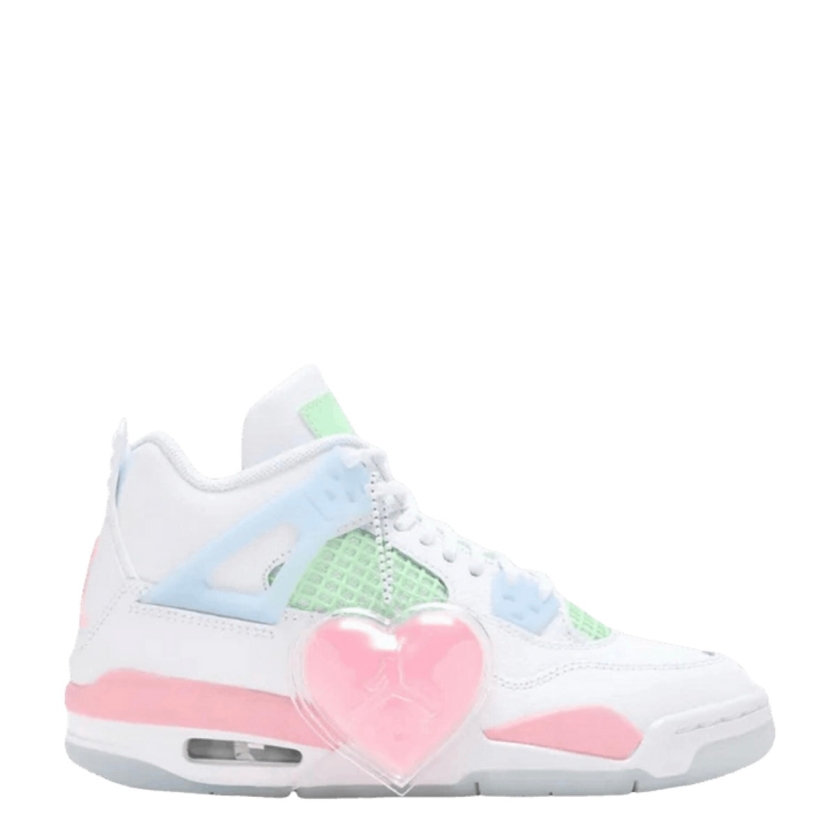 Jordan 4 White Medium Soft Pink
